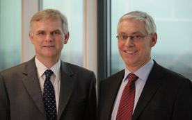 Gerhard Klambauer (l.) hat die Waagner Biro AG verlassen, Rudolf Estermann übernimmt seine Agenden.